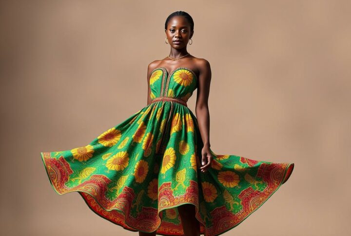 Robe wax femme Sénégal