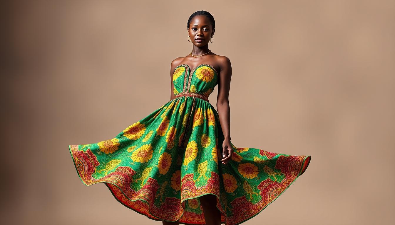 Robe wax femme Sénégal